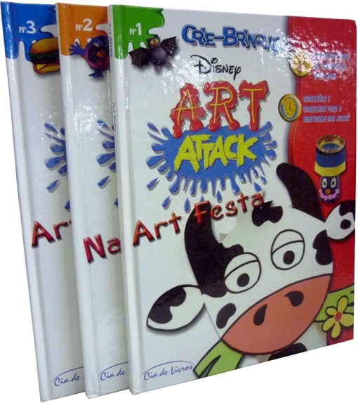 Literatura Infantil - Disney Art Attack - 3 Volumes