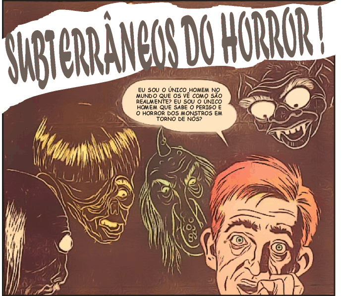 A história Dungeon of Doom, agora pela primeira vez no Brasil, foi publicada nos anos 50, em comics censurados