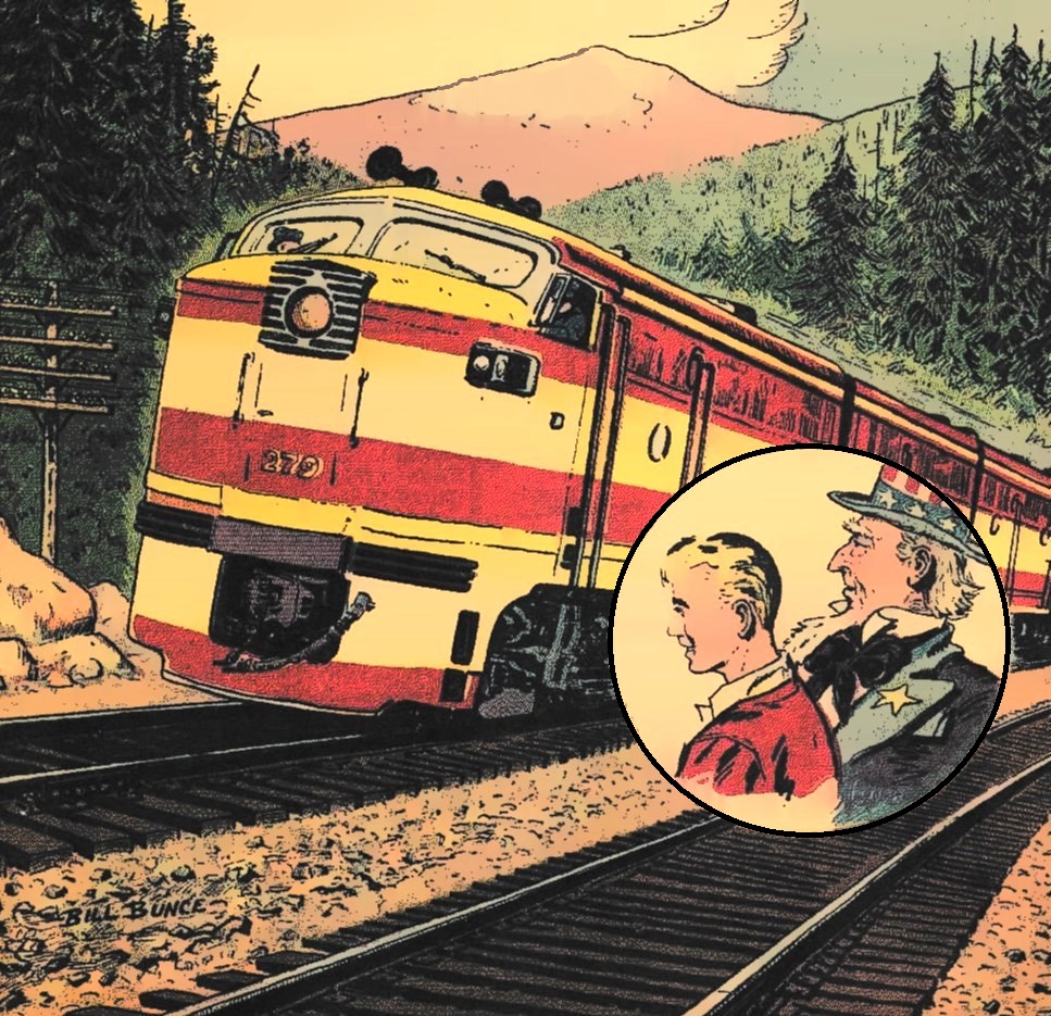 ...ou, como contar a história dos EUA a partir da história das estradas de ferro (e em quadrinhos!)