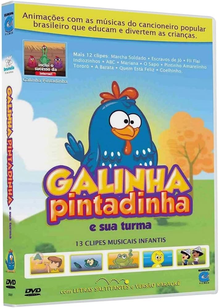 3 Dvds Galinha Pintadinha 