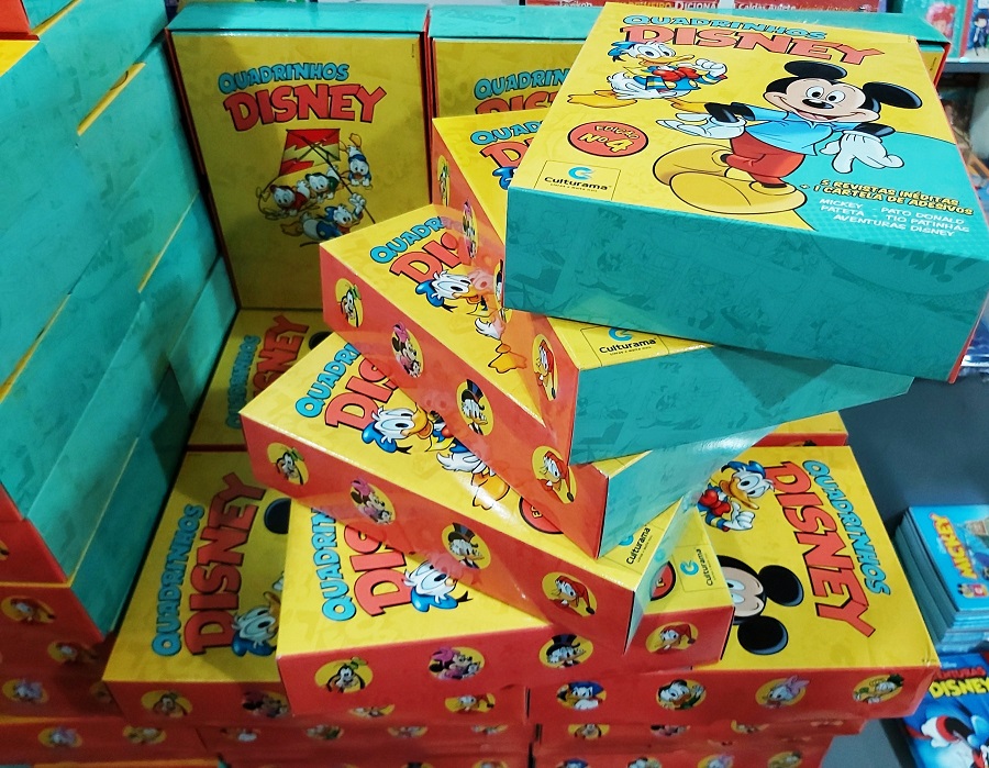 Coleção Quadrinhos Disney Caixas 